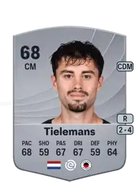 Mathijs Tielemans Common 68 Overall Rating