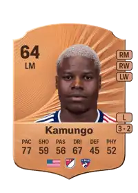 Bernard Kamungo Rare 64 Overall Rating