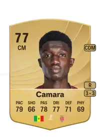 Lamine Camara Common 77 Overall Rating