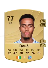 Guéla Doué Common 77 Overall Rating