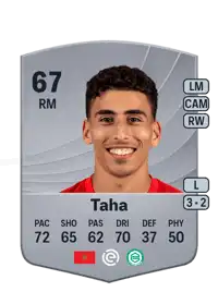 Younes Taha Common 67 Overall Rating