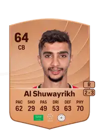 Mohammed Al Shuwayrikh Common 64 Overall Rating