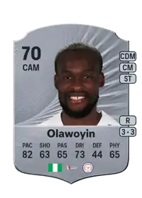 Ibrahim Olawoyin Rare 70 Overall Rating