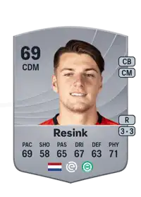 Stije Resink Common 69 Overall Rating