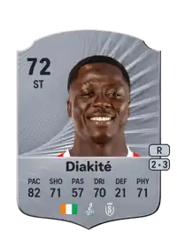 Oumar Diakité Rare 72 Overall Rating