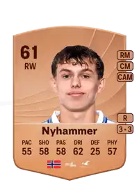 Troy Engseth Nyhammer Common 61 Overall Rating