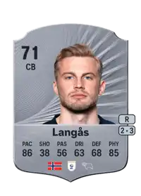 Sondre Langås Rare 71 Overall Rating