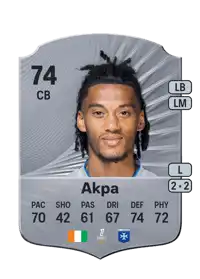 Clément Akpa Rare 74 Overall Rating