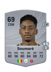 Djibril Soumaré Common 69 Overall Rating