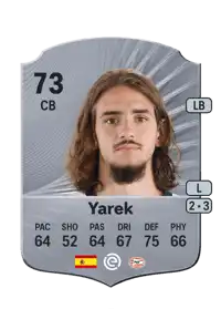 Yarek Rare 73 Overall Rating