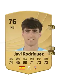 Javi Rodríguez Common 76 Overall Rating