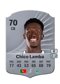 Chico Lamba Rare 70 Overall Rating