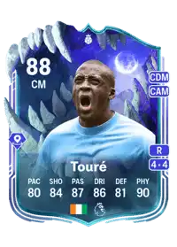 Yaya Touré Ultimate Scream Hero 88 Overall Rating