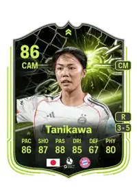 Momoko Tanikawa Showdown Plus 86 Overall Rating