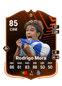 Rodrigo Mora UEL Road to the Knockouts 85 Overall Rating