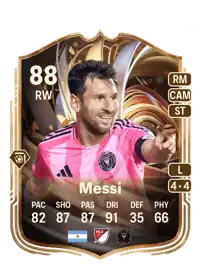 Lionel Messi Ratings Reload 88 Overall Rating