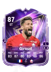 Olivier Giroud FC Pro Live 87 Overall Rating
