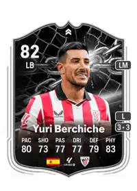Yuri Berchiche Showdown 82 Overall Rating