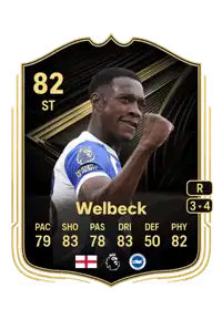 Danny Welbeck Team of the Week 82 Overall Rating