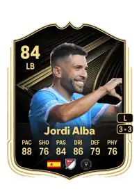 Jordi Alba Team of the Week 84 Overall Rating