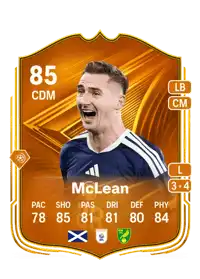Kenny McLean Star Performer 85 Overall Rating