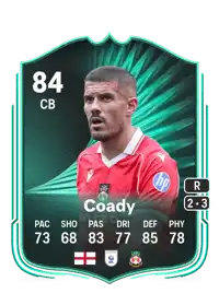 Conor Coady SQUAD FOUNDATIONS 84 Overall Rating