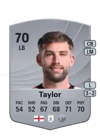 Charlie Taylor Common 70 Overall Rating