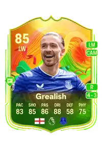 Jack Grealish World Tour 85 Overall Rating