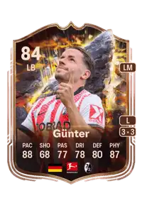 Christian Günter Cornerstones 84 Overall Rating