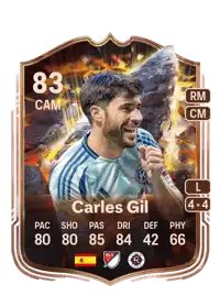 Carles Gil Cornerstones 83 Overall Rating