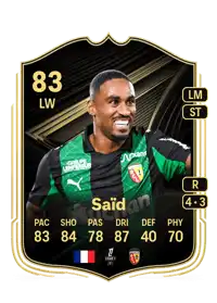 Wesley Saïd Team of the Week 83 Overall Rating