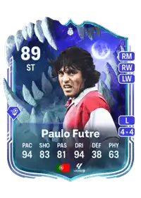 Paulo Futre Ultimate Scream Hero 89 Overall Rating