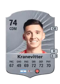 Matías Kranevitter Rare 74 Overall Rating