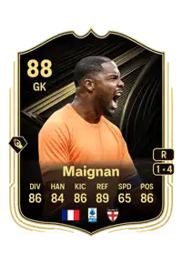 Mike Maignan Team of the Week 88 Overall Rating