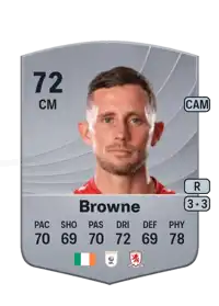 Alan Browne Common 72 Overall Rating
