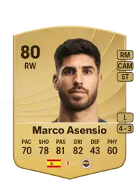 Marco Asensio Common 80 Overall Rating