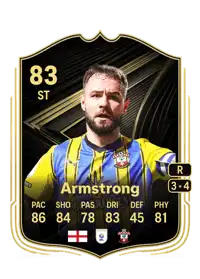 Adam Armstrong Team of the Week 83 Overall Rating