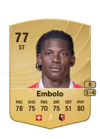 Breel Embolo Common 77 Overall Rating