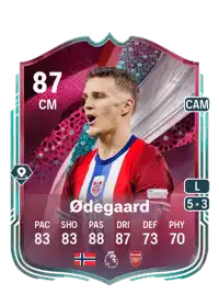 Martin Ødegaard Festival of Football: Captains 87 Overall Rating