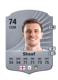 Ben Sheaf Rare 74 Overall Rating