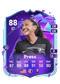 Christen Press End Of An Era 88 Overall Rating
