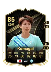 Saki Kumagai Team of the Week 85 Overall Rating