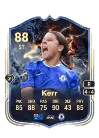 Sam Kerr Thunderstruck 88 Overall Rating