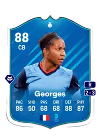 Laura Georges UWCL Primetime Hero 88 Overall Rating