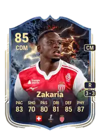 Denis Zakaria Thunderstruck 85 Overall Rating