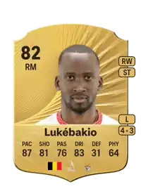 Dodi Lukébakio Rare 82 Overall Rating