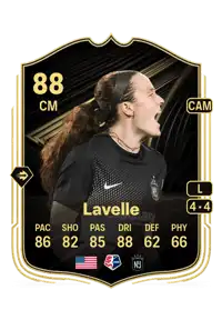 Rose Lavelle Team of the Week 88 Overall Rating