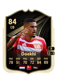 Danilho Doekhi Team of the Week 84 Overall Rating