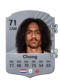 Tahith Chong Rare 71 Overall Rating