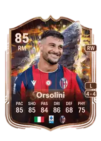 Riccardo Orsolini Cornerstones 85 Overall Rating